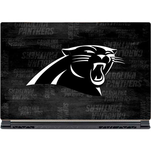 NFL Carolina Panthers Black & White MSI GS65 Stealth Laptop Skin