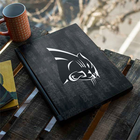 NFL Carolina Panthers Black & White MSI GS65 Stealth Laptop Skin