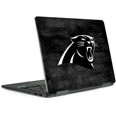 NFL Carolina Panthers Black & White Notebook 9 Pro 13in (2017) Skin