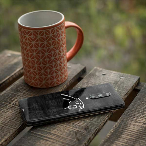 NFL Carolina Panthers Black & White OnePlus 7 Pro Skin