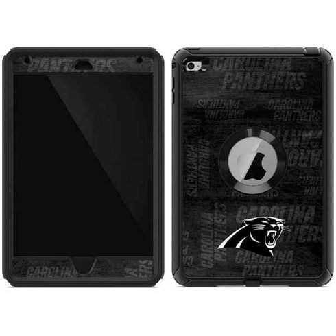 NFL Carolina Panthers Black & White Otterbox Defender iPad Skin
