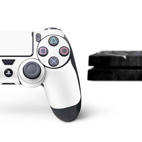 NFL Carolina Panthers Black & White PS4 Console and Controller Bundle Skin