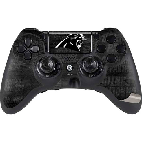 NFL Carolina Panthers Black & White PS4/PC SCUF Impact Controller Skin