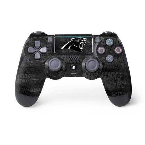 NFL Carolina Panthers Black & White PS4 Pro/Slim Controller Skin