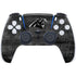NFL Carolina Panthers Black & White PS5 Controller Skin