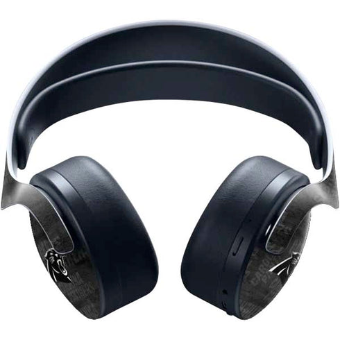 NFL Carolina Panthers Black & White PULSE 3D Wireless Headset for PS5 Skin