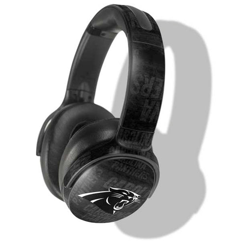 NFL Carolina Panthers Black & White Skullcandy Venue Skin