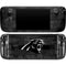 NFL Carolina Panthers Black & White Steam Deck Handheld Gaming Computer Skin