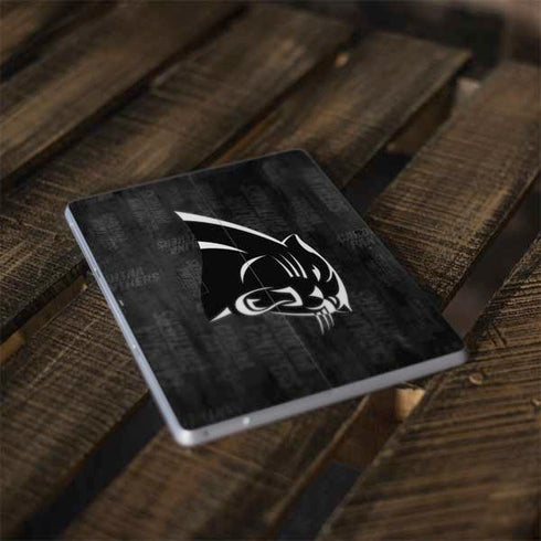 NFL Carolina Panthers Black & White Surface Go Skin