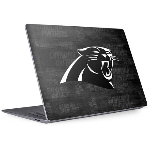 NFL Carolina Panthers Black & White Surface Laptop 3 13.5in Skin