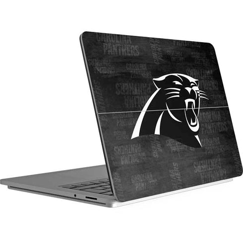 NFL Carolina Panthers Black & White Surface Laptop Studio Skin