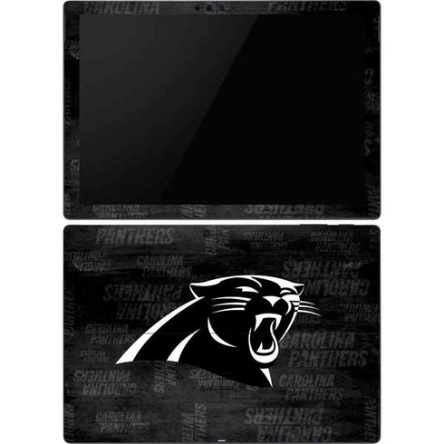 NFL Carolina Panthers Black & White Surface Pro 6 Skin