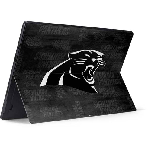 NFL Carolina Panthers Black & White Surface Pro 6 Skin
