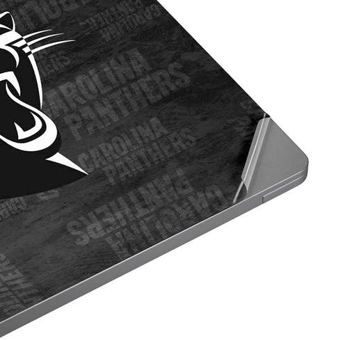 NFL Carolina Panthers Black & White Universal Laptop 13in (10.6 x 7.6in) Skin