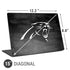 NFL Carolina Panthers Black & White Universal Laptop 15in (12.2 x 8.8in) Skin