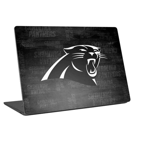 NFL Carolina Panthers Black & White Universal Laptop 16in (13 x 9.4in) Skin