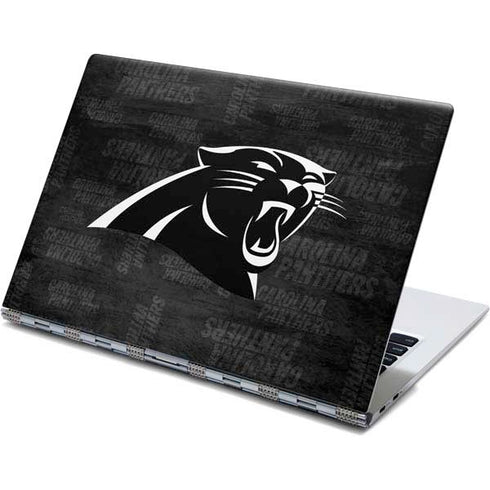 NFL Carolina Panthers Black & White Yoga 910 2-in-1 14in Touch-Screen Skin