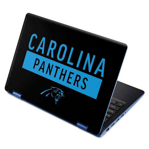 NFL Carolina Panthers Black Performance Series Aspire R11 11.6in Skin