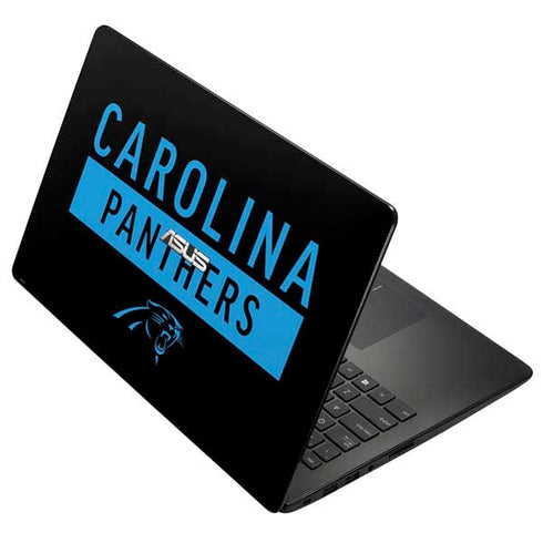 NFL Carolina Panthers Black Performance Series Asus X502CA 15.6 Skin