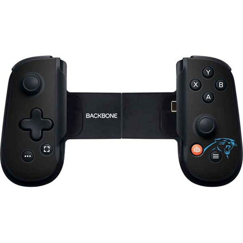 NFL Carolina Panthers Black Performance Series Backbone One for iPhone Game Controller Skin