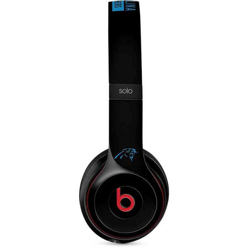 NFL Carolina Panthers Black Performance Series Beats Solo 2 Wireless Skin