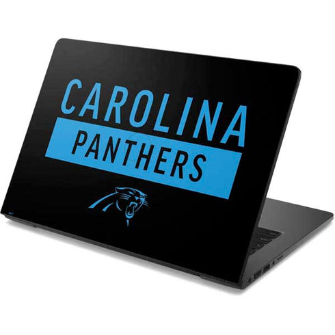 NFL Carolina Panthers Black Performance Series Dell Chromebook Skin