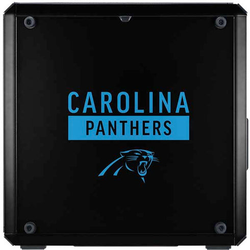 NFL Carolina Panthers Black Performance Series Cooler Master MasterBox Q300L Mini Tower Skin