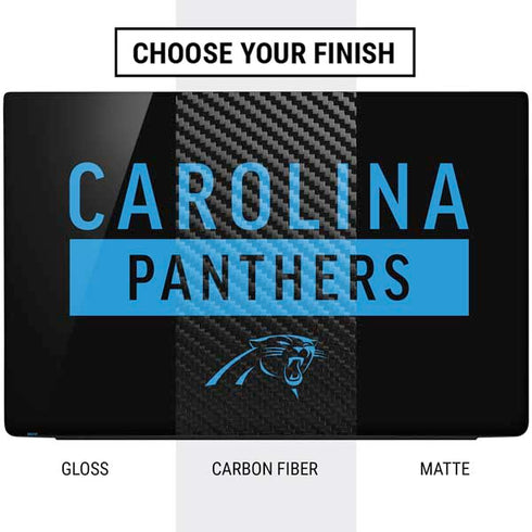 NFL Carolina Panthers Black Performance Series Dell Vostro Skin