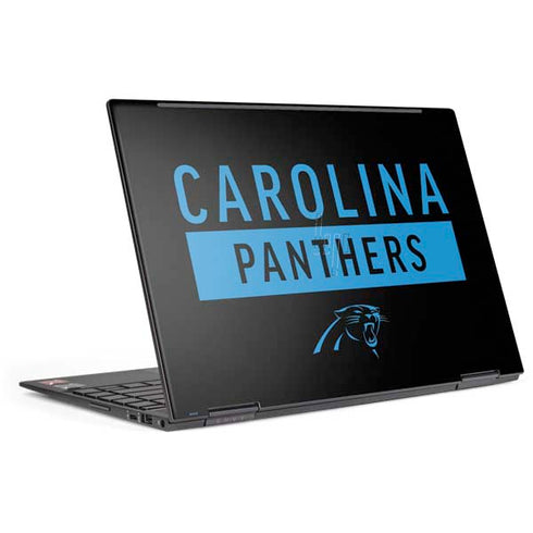 NFL Carolina Panthers Black Performance Series HP Envy Skin