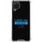 NFL Carolina Panthers Black Performance Series Galaxy A12 Clear Case