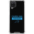 NFL Carolina Panthers Black Performance Series Galaxy A12 Clear Case