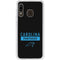 NFL Carolina Panthers Black Performance Series Galaxy A20 Clear Case