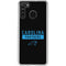 NFL Carolina Panthers Black Performance Series Galaxy A21 Clear Case
