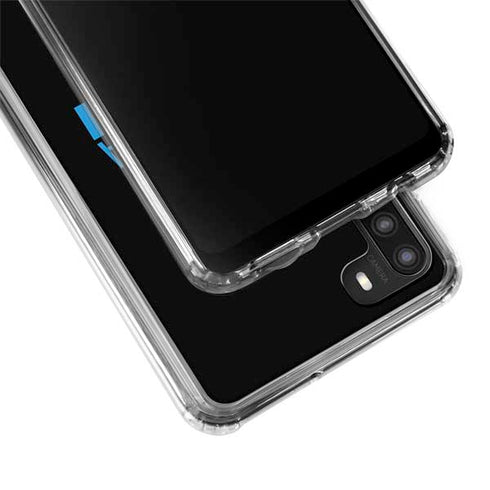 NFL Carolina Panthers Black Performance Series Galaxy A21 Clear Case