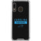 NFL Carolina Panthers Black Performance Series Galaxy A30 Clear Case