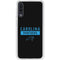 NFL Carolina Panthers Black Performance Series Galaxy A50 Clear Case