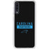 NFL Carolina Panthers Black Performance Series Galaxy A50 Clear Case