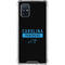 NFL Carolina Panthers Black Performance Series Galaxy A71 5G Clear Case