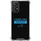 NFL Carolina Panthers Black Performance Series Galaxy A72 5G Clear Case