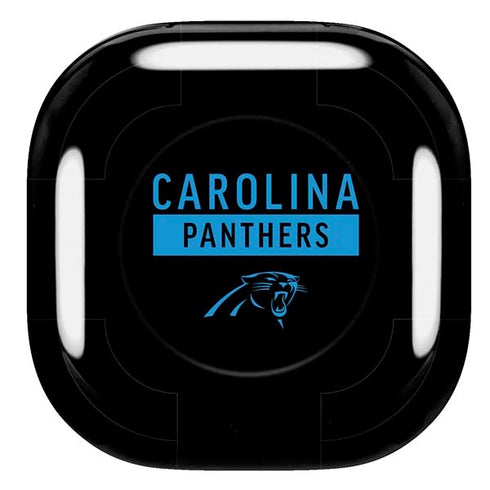 NFL Carolina Panthers Black Performance Series Galaxy Buds Pro Skin