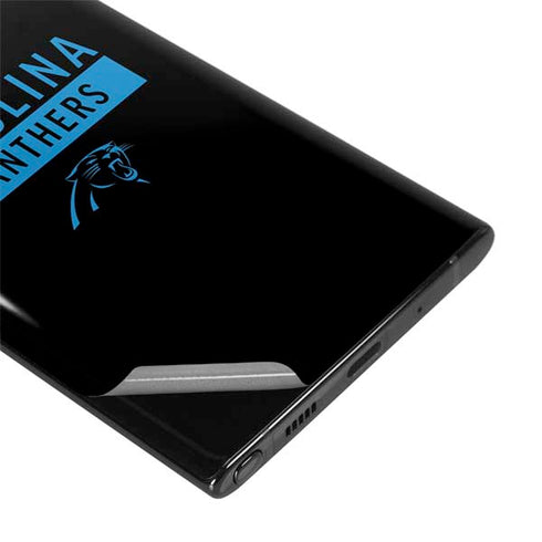NFL Carolina Panthers Black Performance Series Galaxy Note 10 Skin