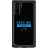 NFL Carolina Panthers Black Performance Series Galaxy Note 10 Waterproof Case