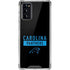 NFL Carolina Panthers Black Performance Series Galaxy Note20 5G Clear Case