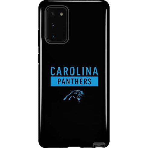 NFL Carolina Panthers Black Performance Series Galaxy Note20 5G Pro Case