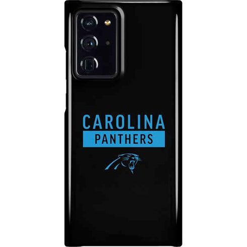 NFL Carolina Panthers Black Performance Series Galaxy Note20 Ultra 5G Lite Case
