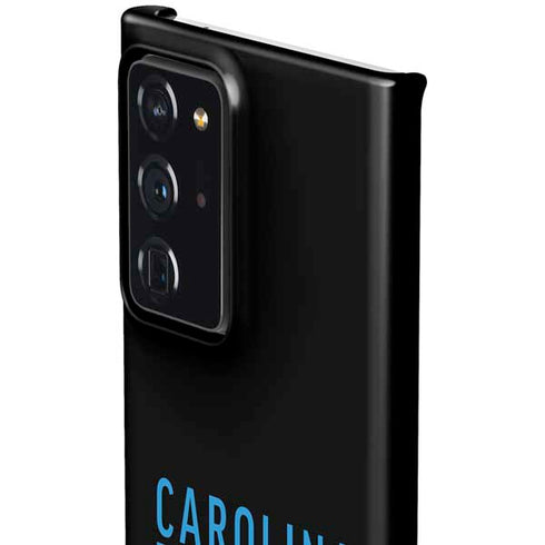 NFL Carolina Panthers Black Performance Series Galaxy Note20 Ultra 5G Lite Case