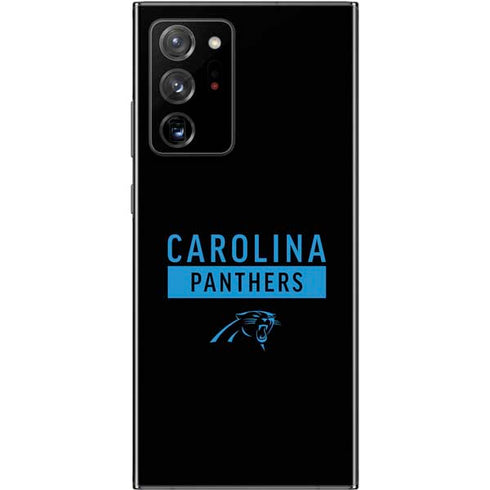 NFL Carolina Panthers Black Performance Series Galaxy Note20 Ultra 5G Skin