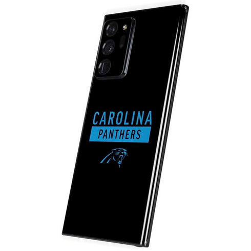 NFL Carolina Panthers Black Performance Series Galaxy Note20 Ultra 5G Skin