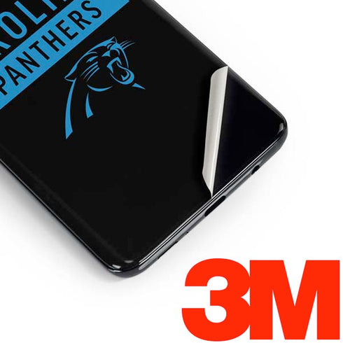 NFL Carolina Panthers Black Performance Series Galaxy S10 Skin