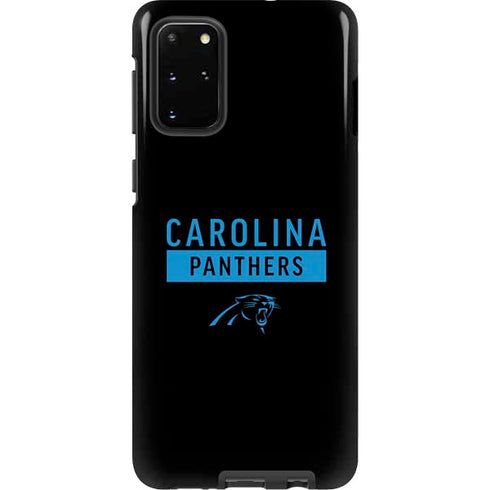 NFL Carolina Panthers Black Performance Series Galaxy S20 Plus Pro Case